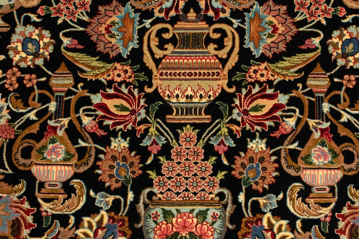 Perser Rug - Ghom - 148 x 99 cm - black