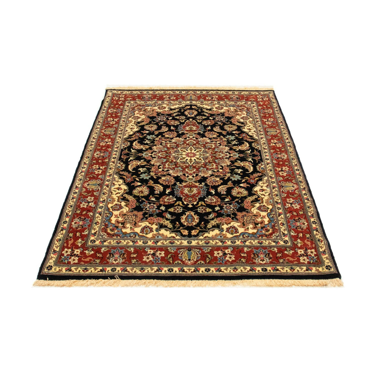 Perser Rug - Ghom - 149 x 102 cm - black