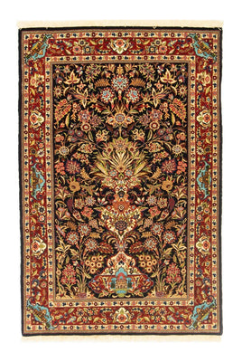 Perser Rug - Ghom - 156 x 102 cm - black
