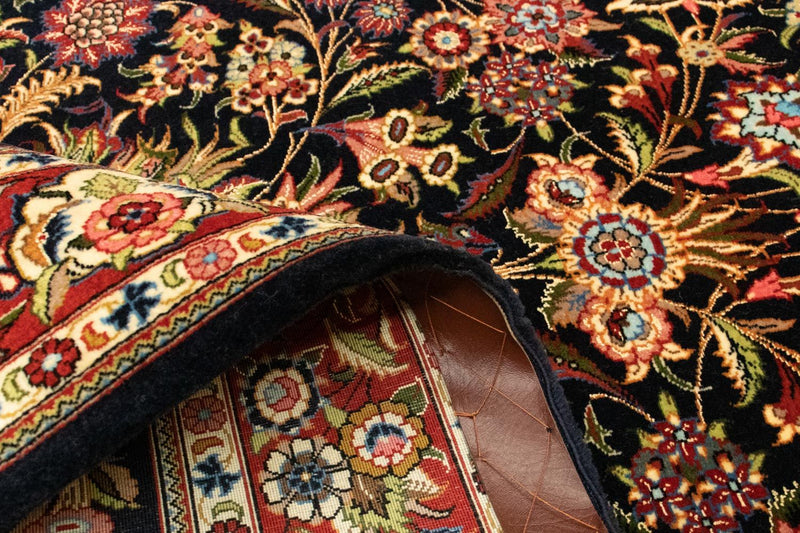 Perser Rug - Ghom - 156 x 102 cm - black