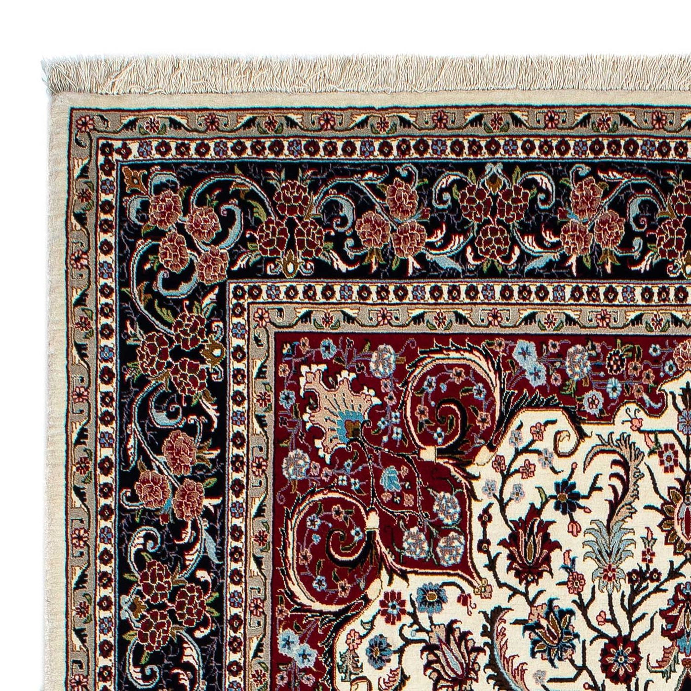 Qom Rug 210x139cm - Persian Rugs