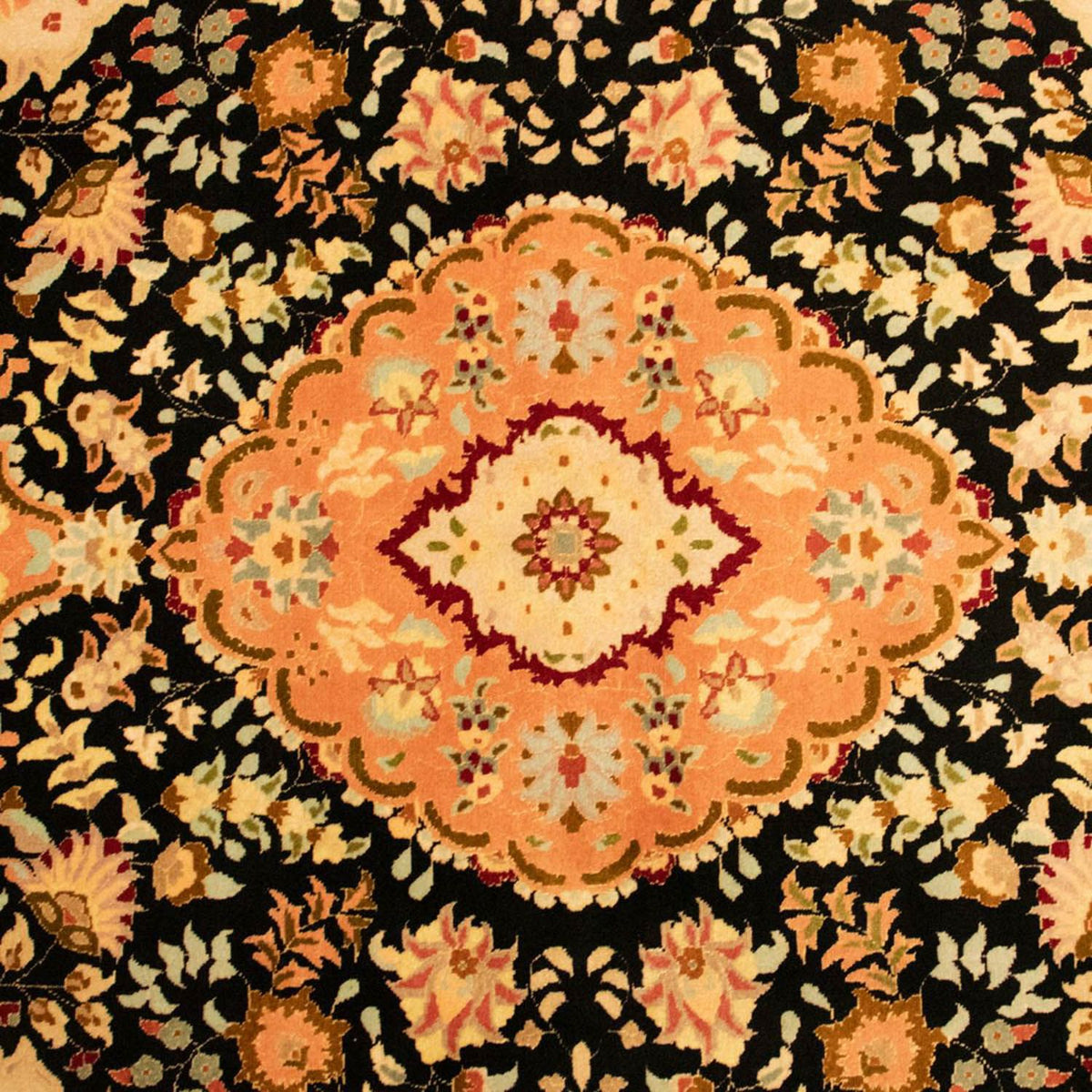 Perser Rug - Tabriz - Royal - 155 x 103 cm - black