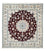 Perser Rug - Nain - Royal square  - 156 x 143 cm - dark red