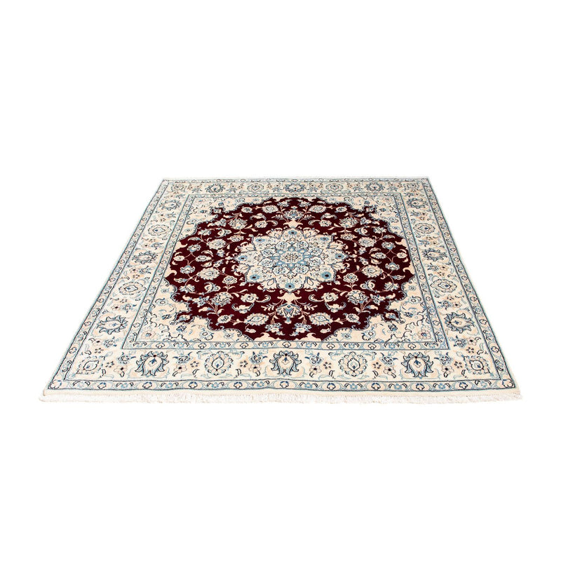 Perser Rug - Nain - Royal square  - 154 x 143 cm - dark red