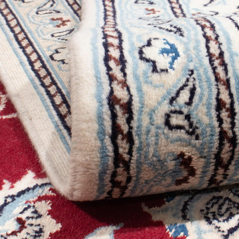 Perser Rug - Nain square  - 202 x 191 cm - dark red