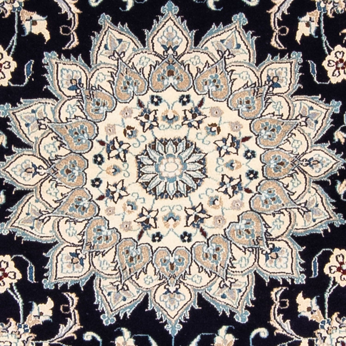 Perser Rug - Nain round  - 250 x 250 cm - dark blue