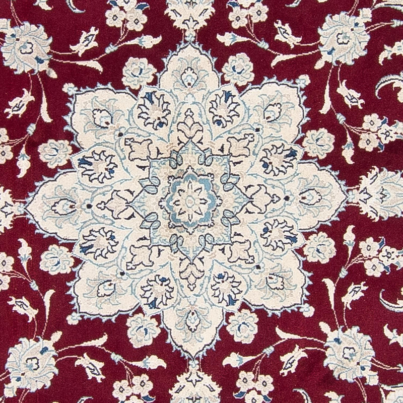 Perser Rug - Nain round  - 240 x 240 cm - dark red