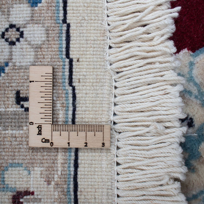 Perser Rug - Nain round  - 240 x 240 cm - dark red