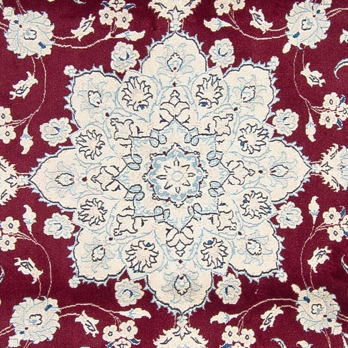 Perser Rug - Nain - Royal - 250 x 250 cm - dark red