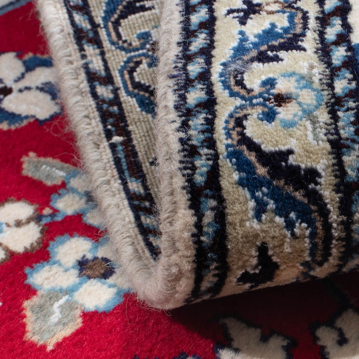 Perser Rug - Nain - 142 x 98 cm - dark red