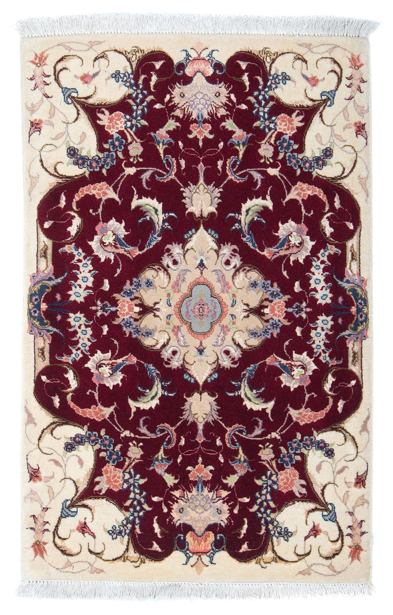 Perser Rug - Tabriz - Royal - 90 x 60 cm - dark red