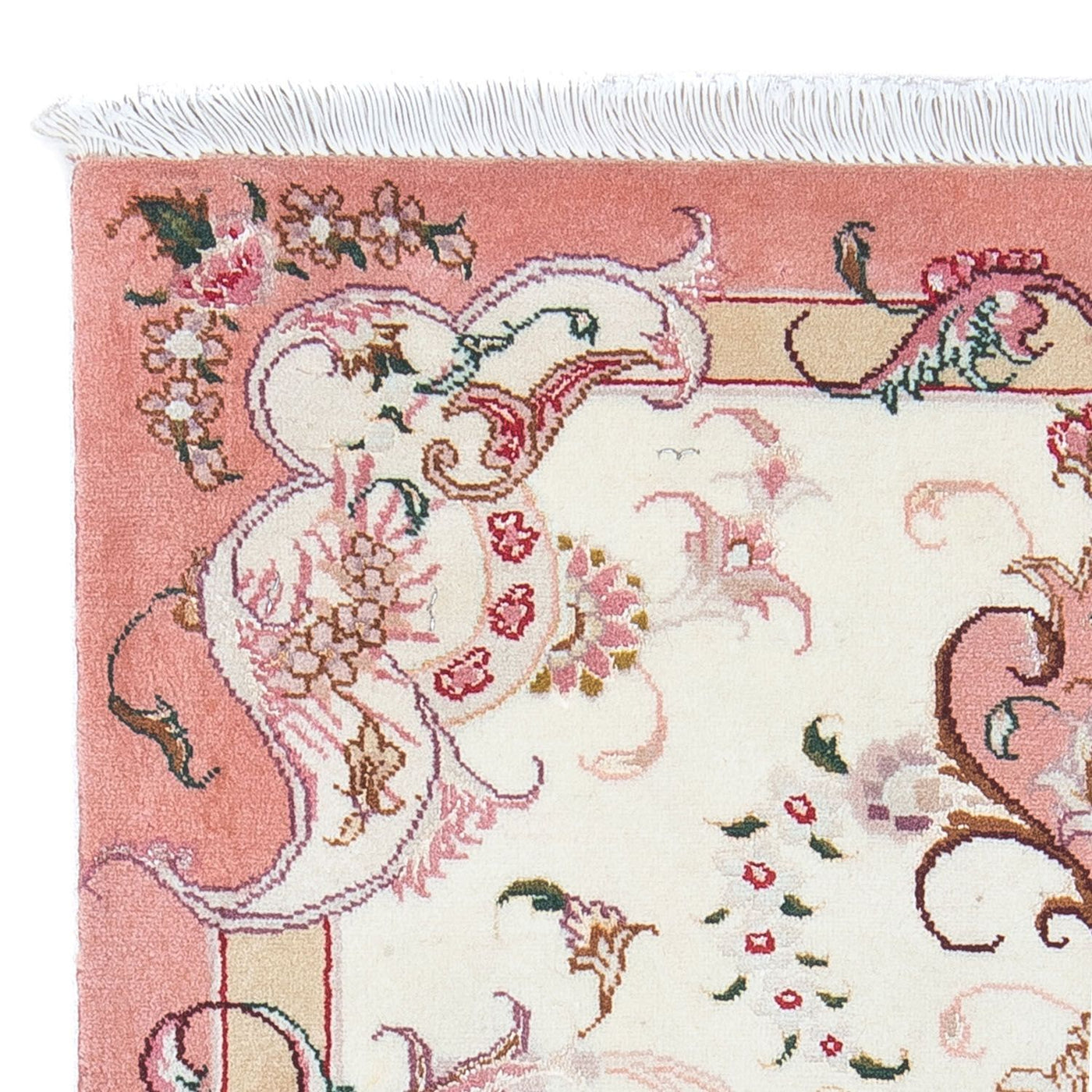 Tabriz - 50 Raj Rug 90x60cm - Persian Rugs