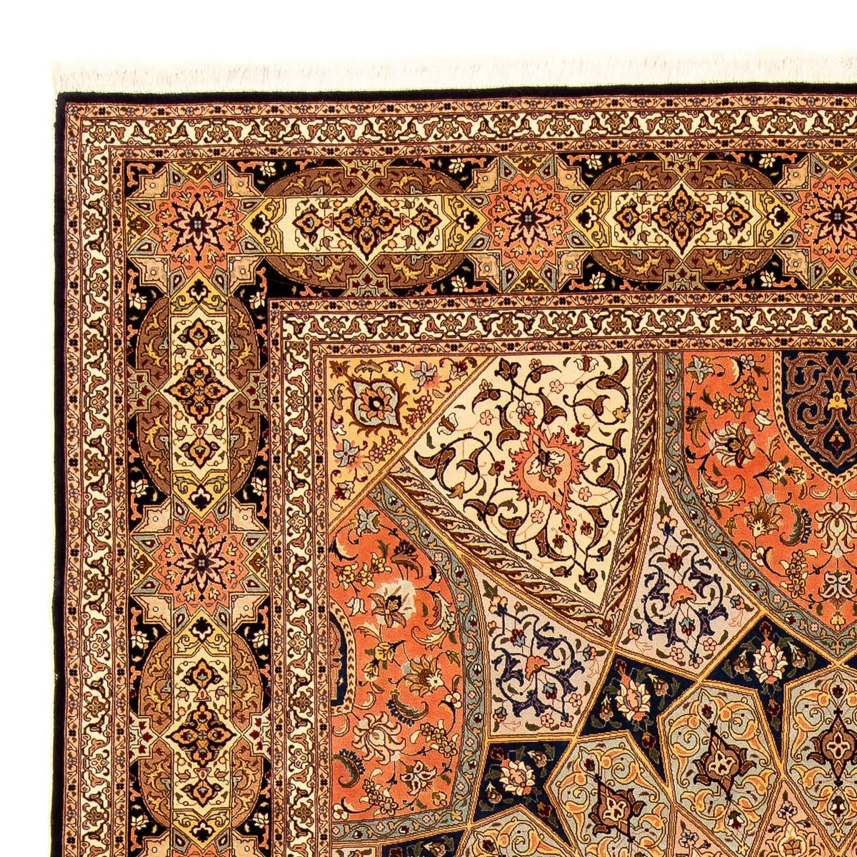 Tabriz - 50 Raj Rug 254x363cm - Persian Rugs
