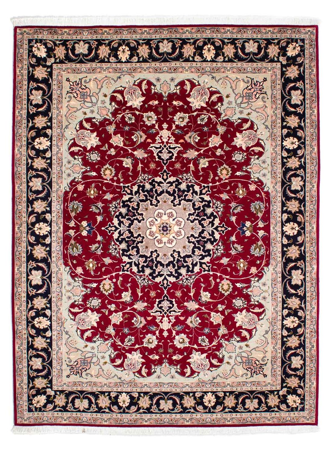 Perser Rug - Tabriz - Royal - 236 x 178 cm - dark red