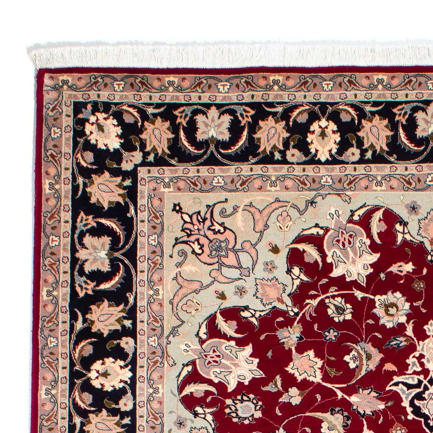 Tabriz - 50 Raj Rug 236x178cm - Persian Rugs