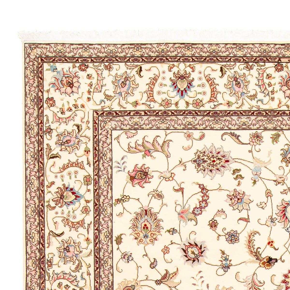 Tabriz - 50 Raj Rug 206x303cm - Persian Rugs
