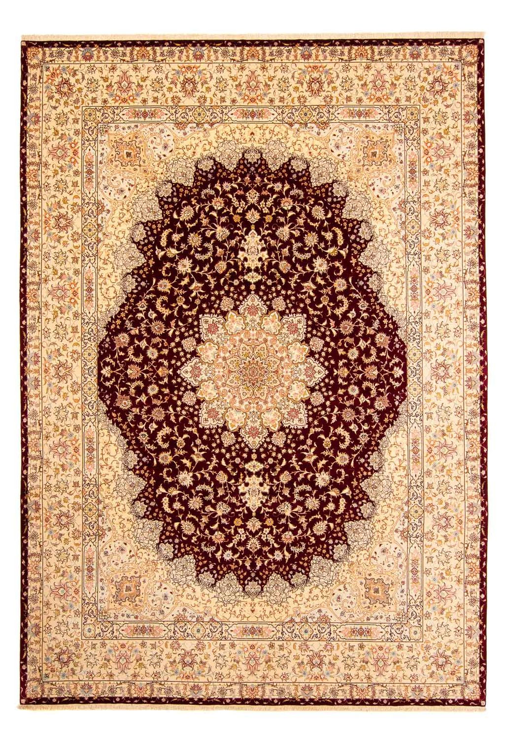 Perser Rug - Tabriz - Royal - 405 x 301 cm - dark red