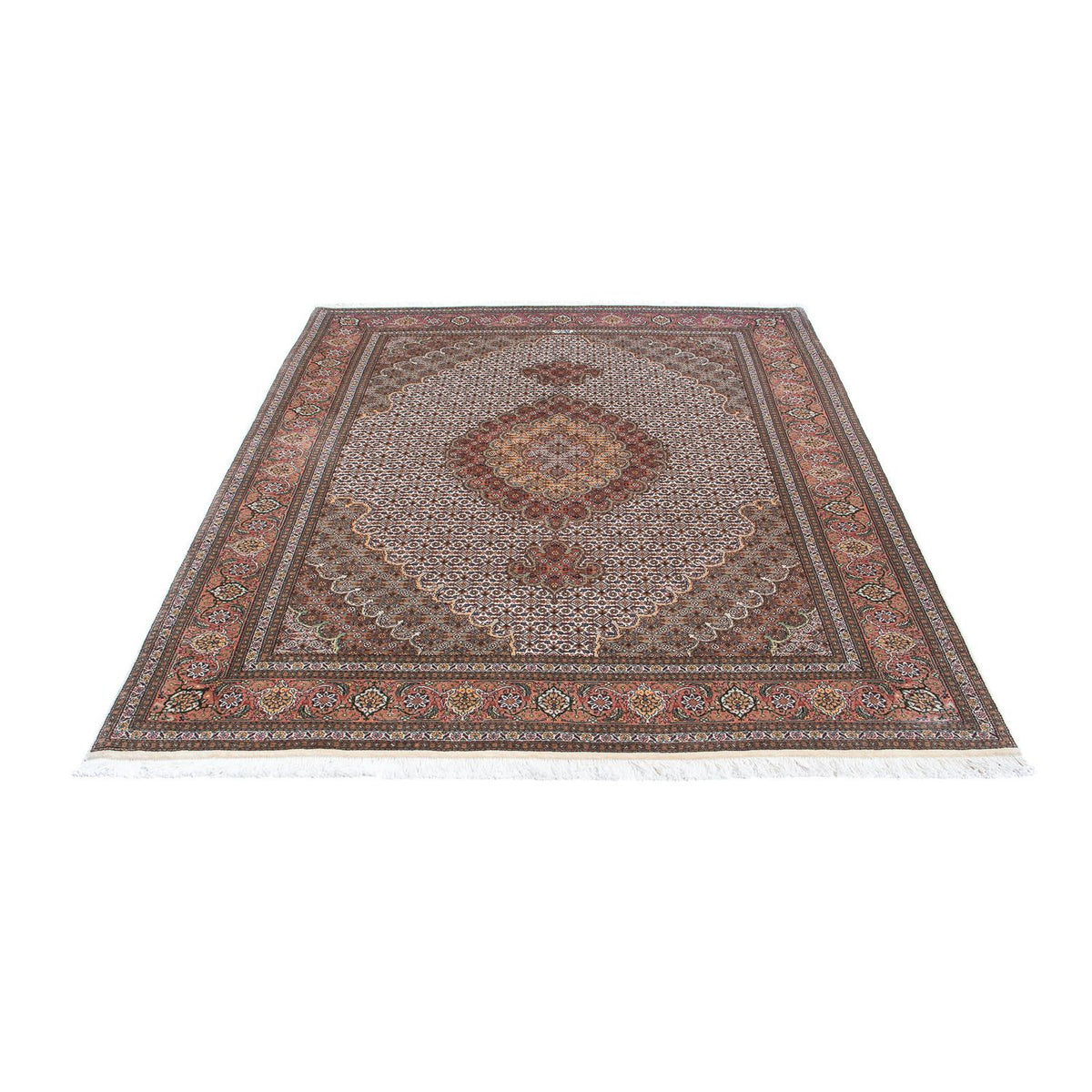 Perser Rug - Tabriz - 198 x 152 cm - light brown