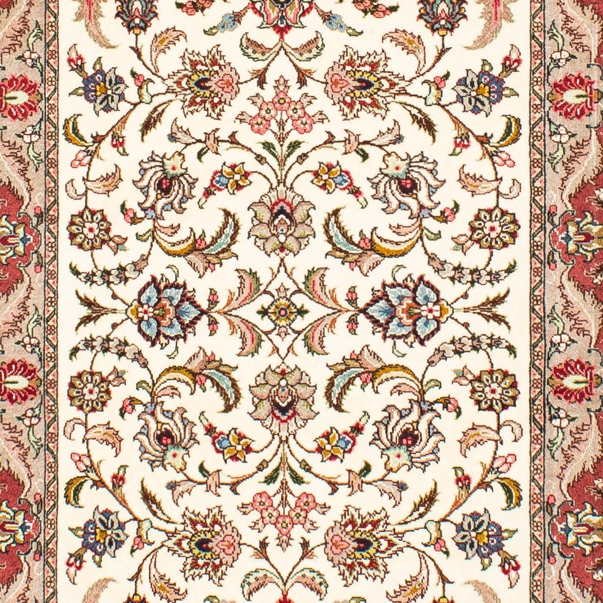 Runner Perser Rug - Tabriz - Royal - 297 x 73 cm - beige