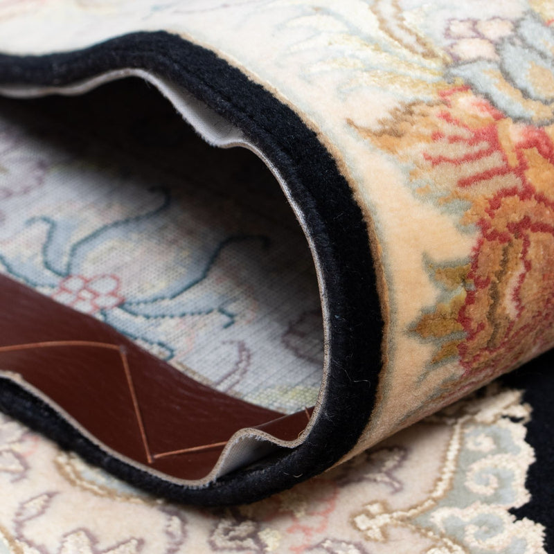 Runner Perser Rug - Tabriz - Royal - 417 x 87 cm - dark blue