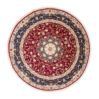 Perser Rug - Tabriz - Royal round  - 250 x 250 cm - dark red