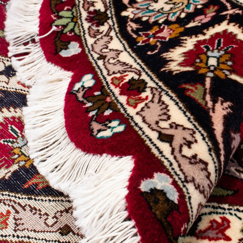 Perser Rug - Tabriz - Royal round  - 150 x 150 cm - dark red