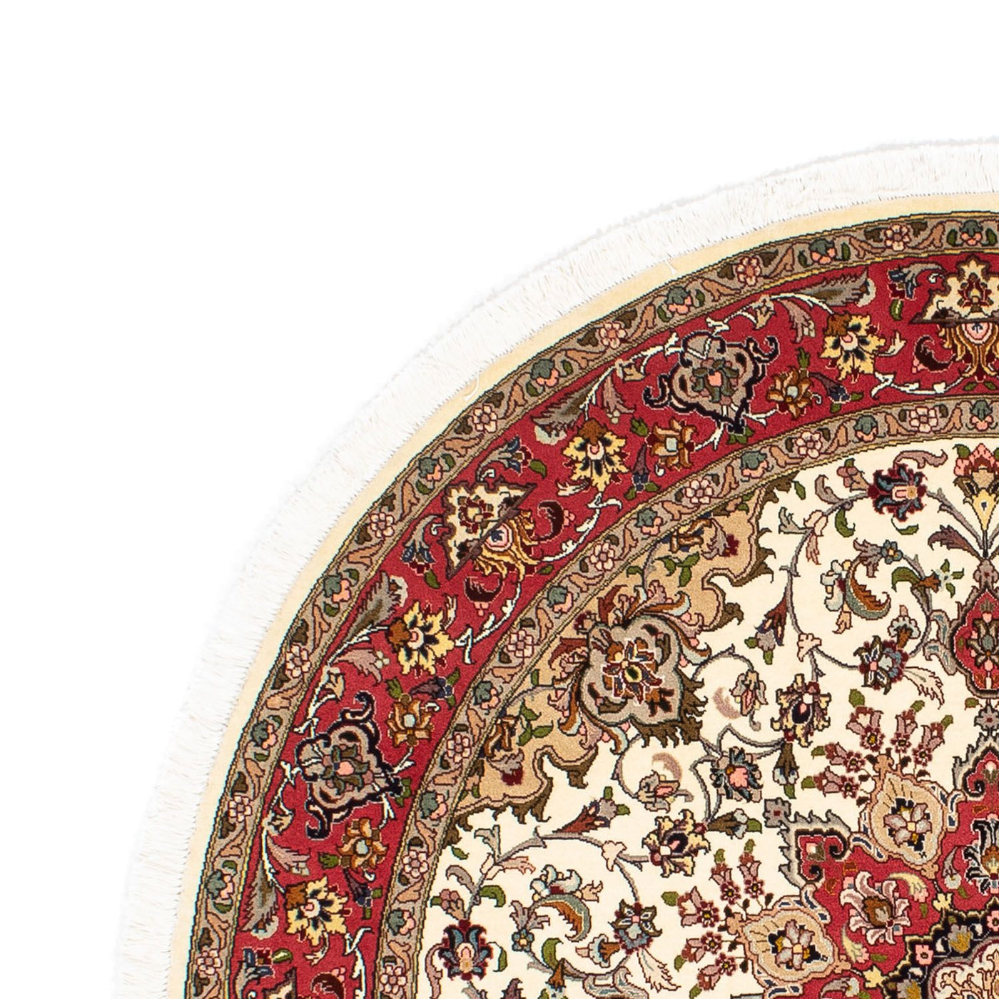 Tabriz - 50 Raj Rug 148x148cm - Persian Rugs