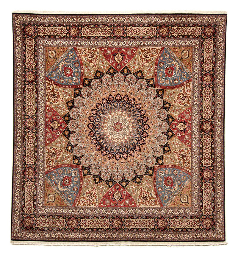 Perser Rug - Tabriz - Royal square  - 264 x 252 cm - light brown
