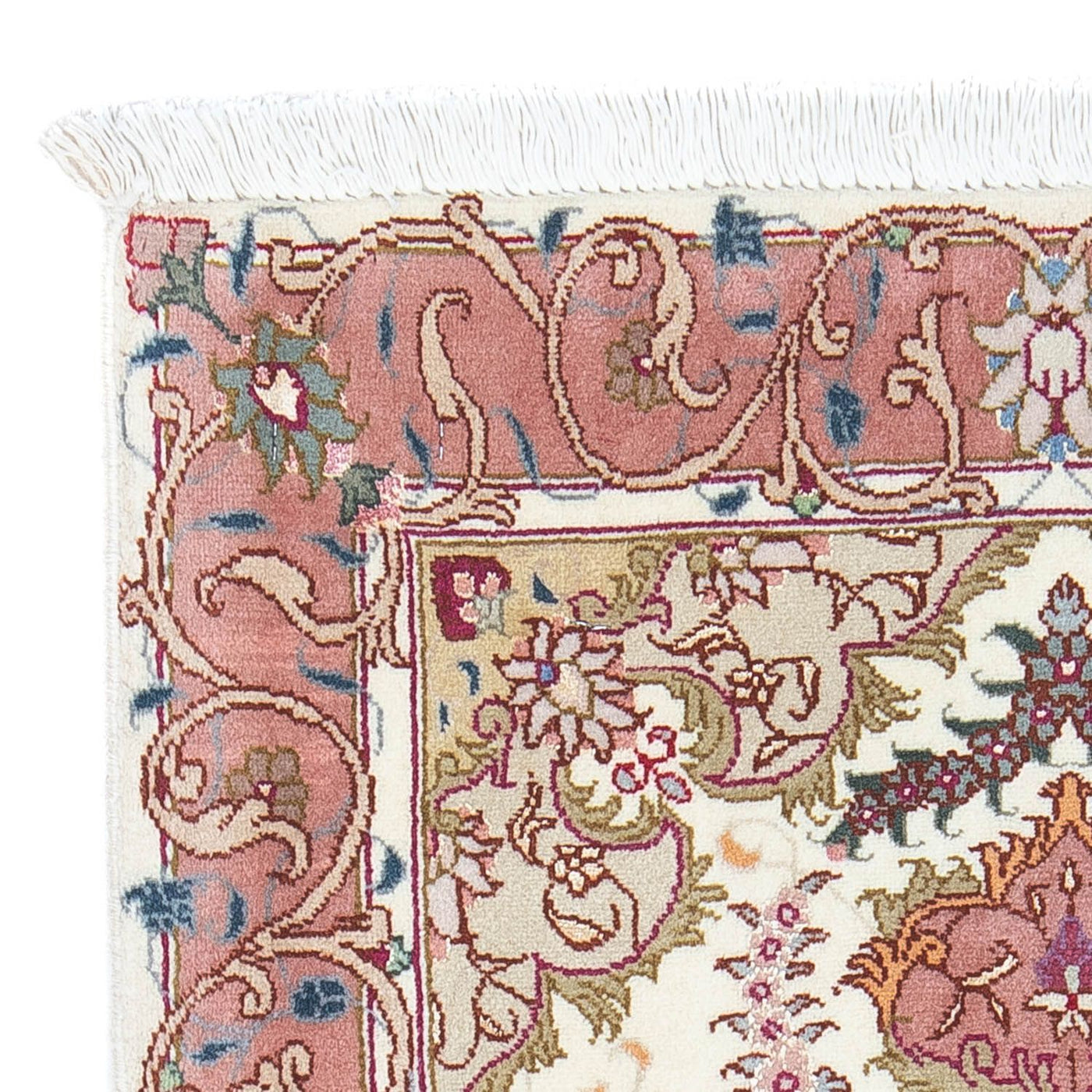 Tabriz - 50 Raj Rug 88x60cm - Persian Rugs