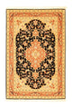 Tabriz - 50 Raj Rug 101x150cm - Persian Rugs