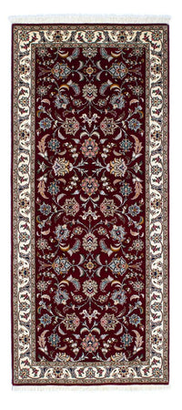 Runner Perser Rug - Tabriz - Royal - 205 x 88 cm - dark red
