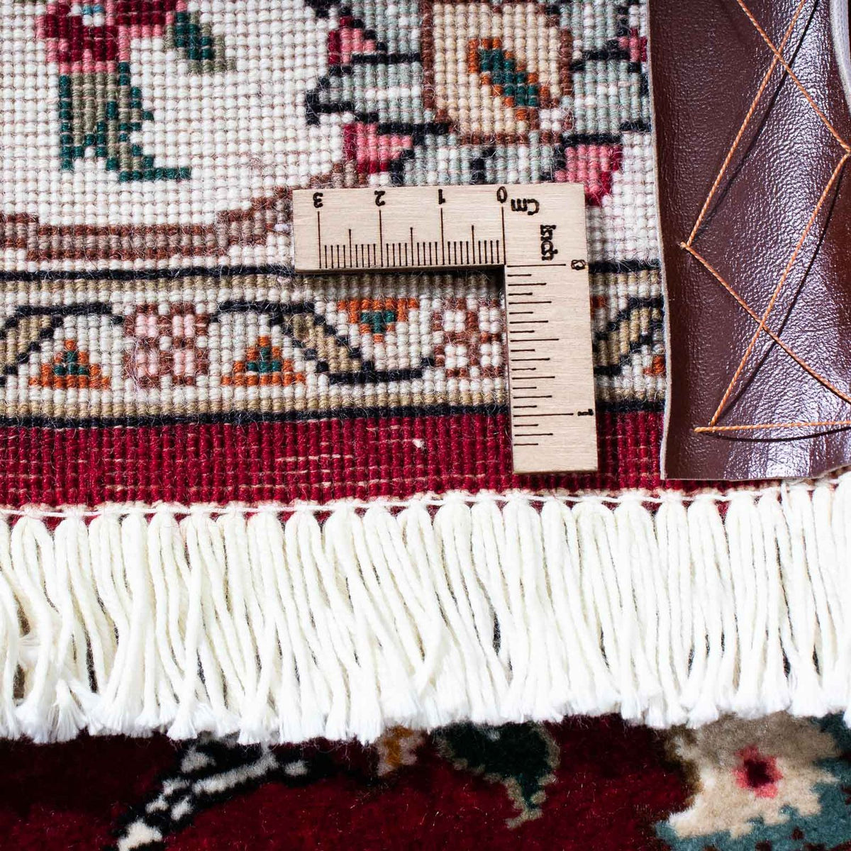 Runner Perser Rug - Tabriz - Royal - 205 x 88 cm - dark red