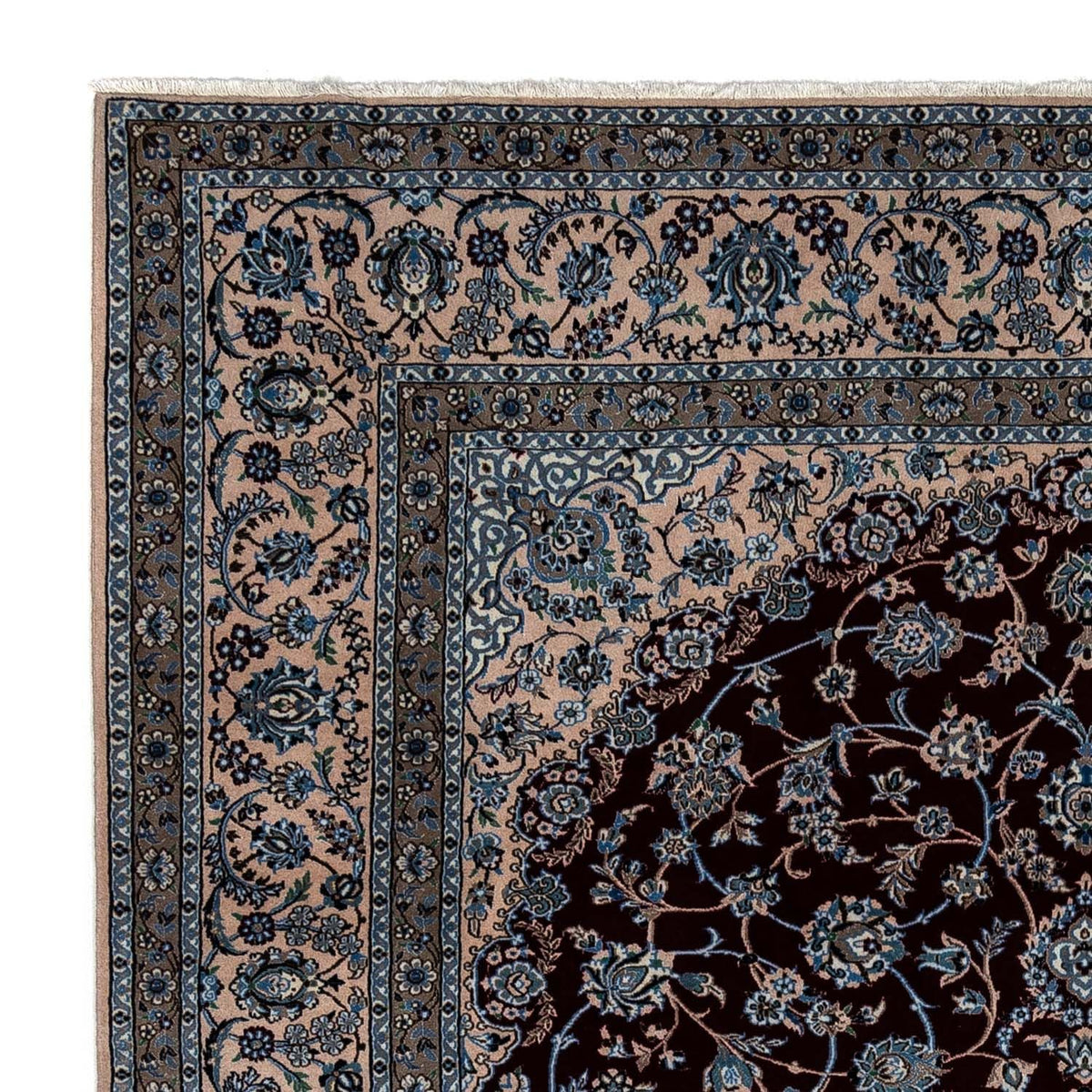 Perser Rug - Nain - Royal - 347 x 248 cm - black