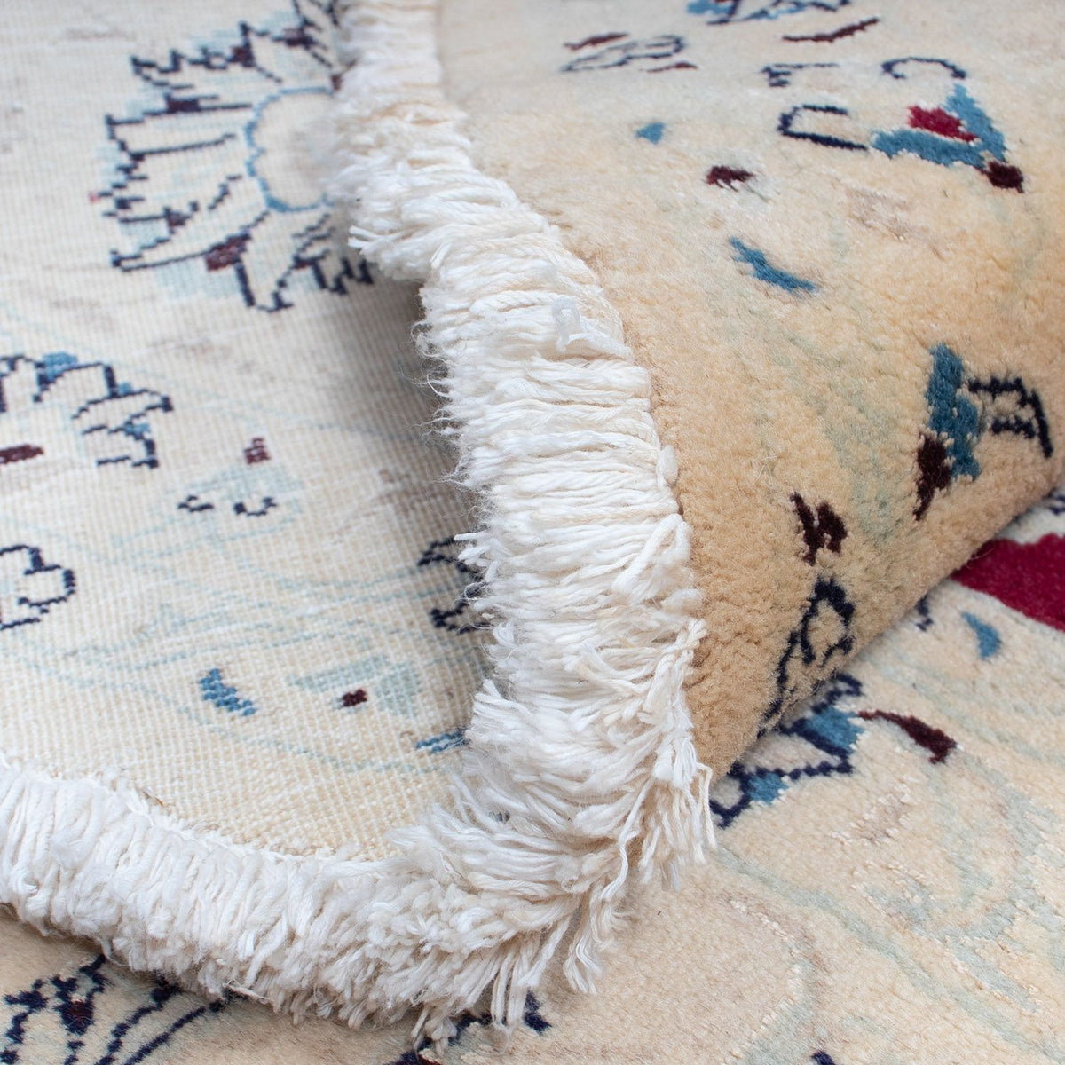 Perser Rug - Nain round  - 242 x 242 cm - dark red