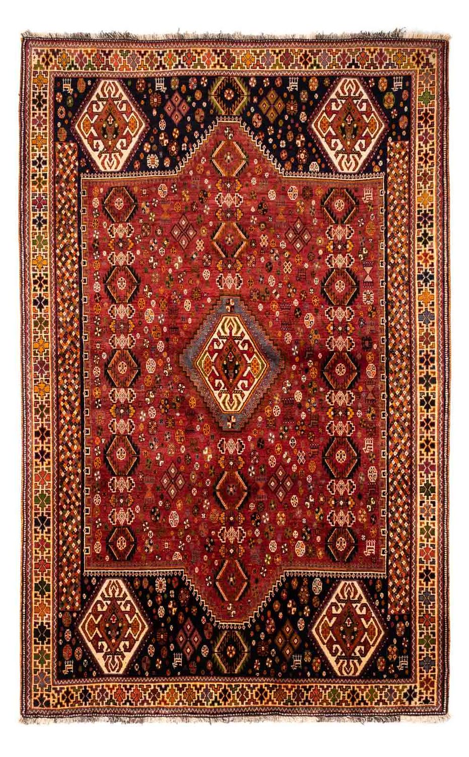 Perser Rug - Nomadic - 284 x 168 cm - dark red