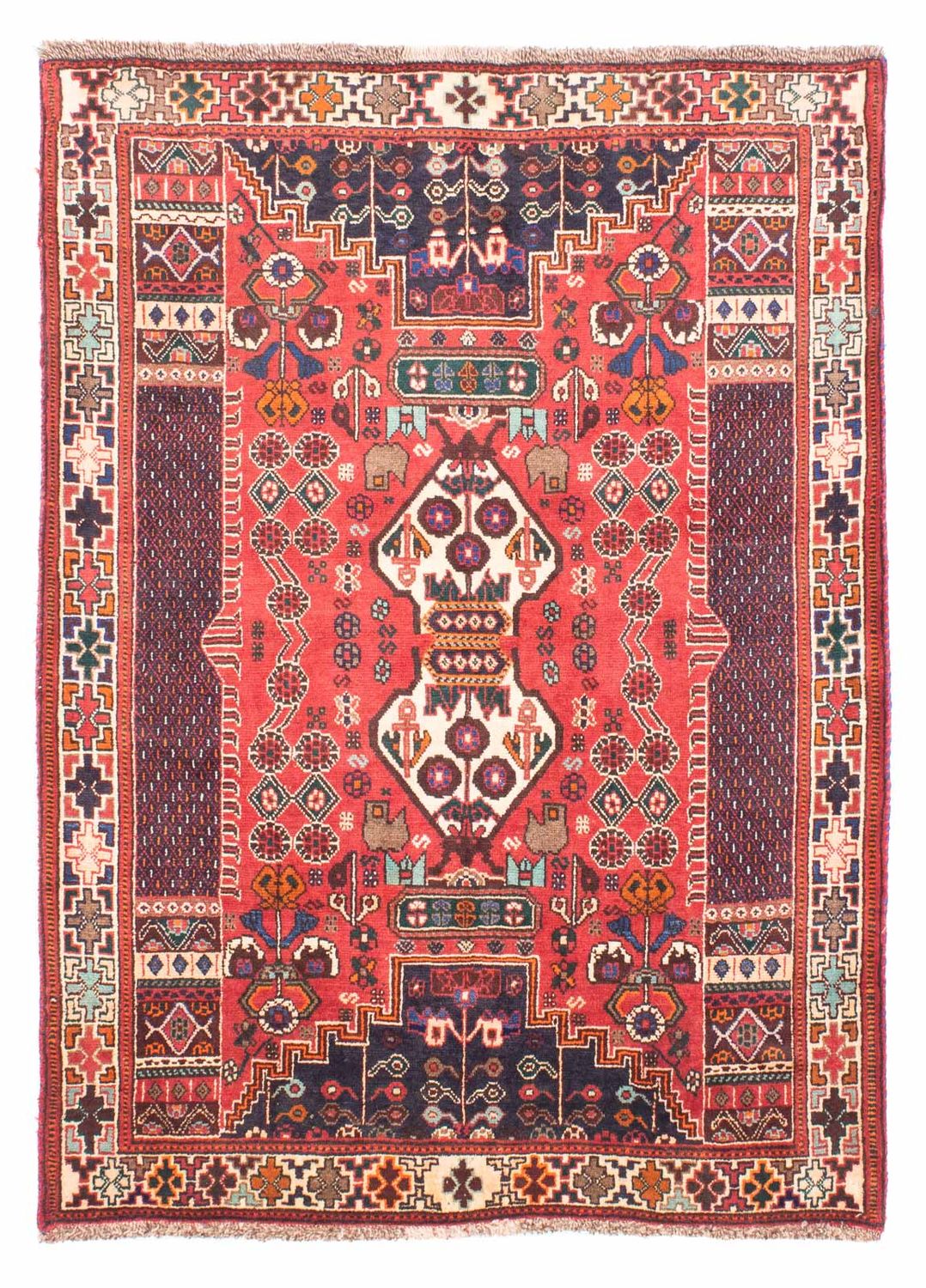 Perser Rug - Nomadic - 154 x 100 cm - red