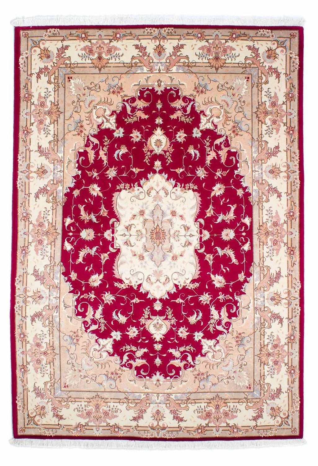 Perser Rug - Tabriz - Royal - 235 x 164 cm - red