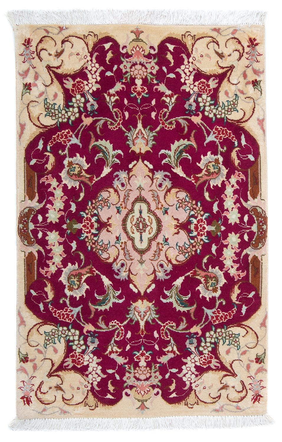 Perser Rug - Tabriz - Royal - 90 x 60 cm - dark red