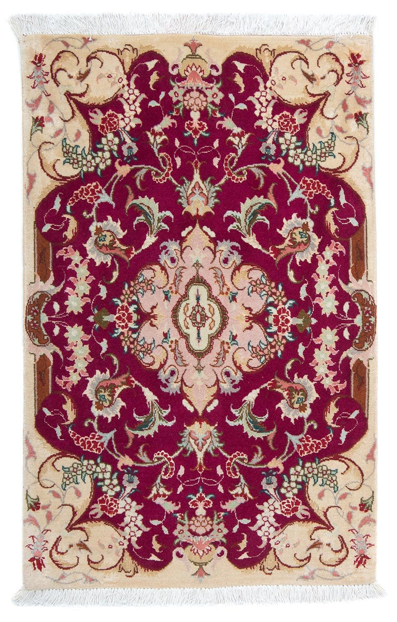 Perser Rug - Tabriz - Royal - 90 x 60 cm - dark red