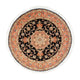 Tabriz - 50 Raj Rug 100x100cm - Persian Rugs