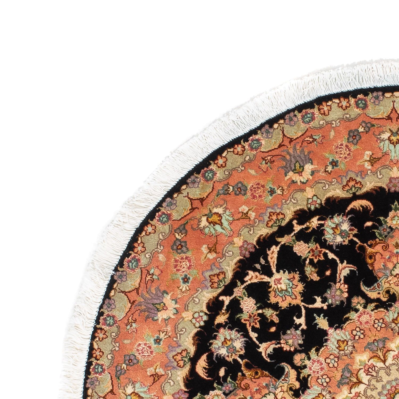 Tabriz - 50 Raj Rug 100x100cm - Persian Rugs