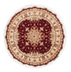 Tabriz - 50 Raj Rug 155x155cm - Persian Rugs