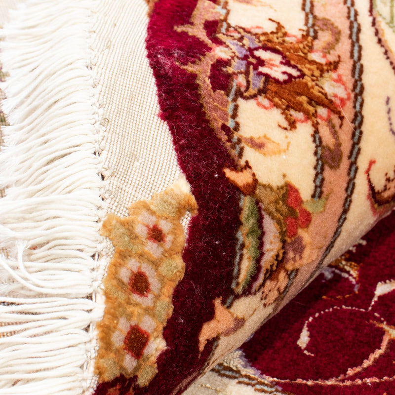 Perser Rug - Tabriz - Royal round  - 155 x 155 cm - dark red