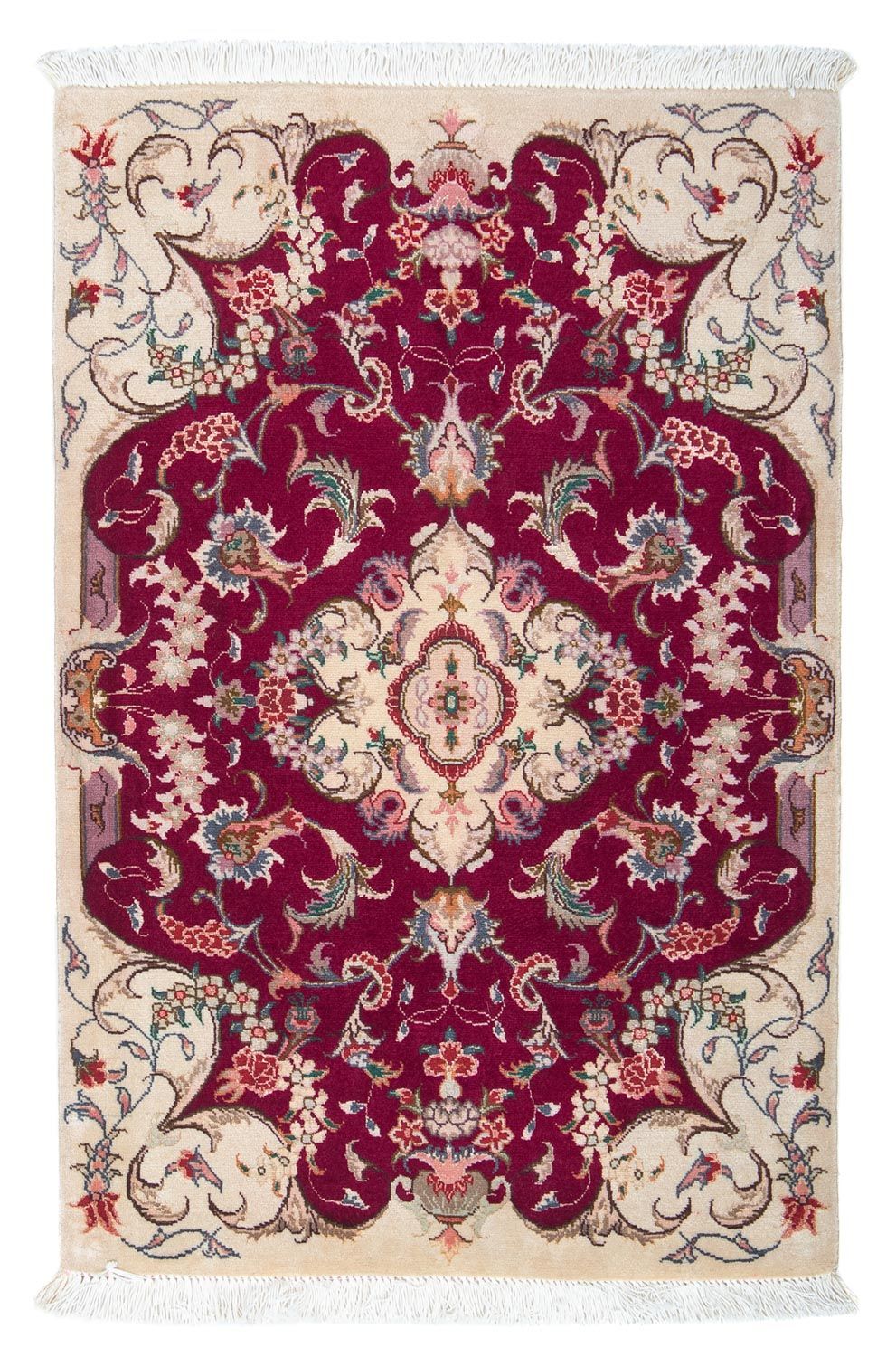Perser Rug - Tabriz - Royal - 90 x 60 cm - dark red