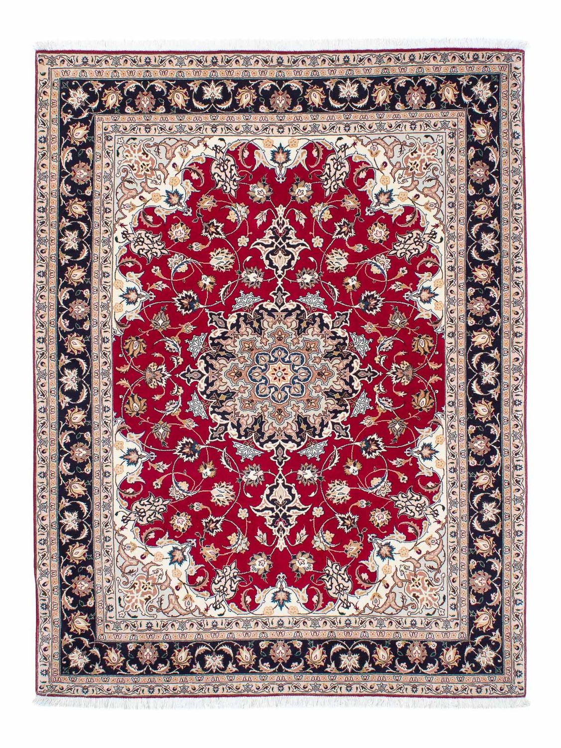 Perser Rug - Tabriz - Royal - 202 x 152 cm - red