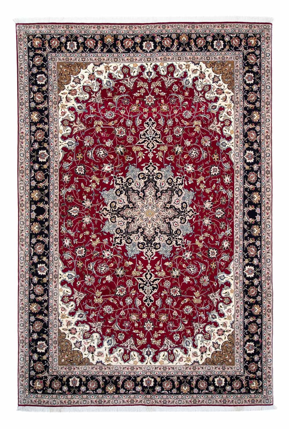 Perser Rug - Tabriz - Royal - 318 x 205 cm - dark red