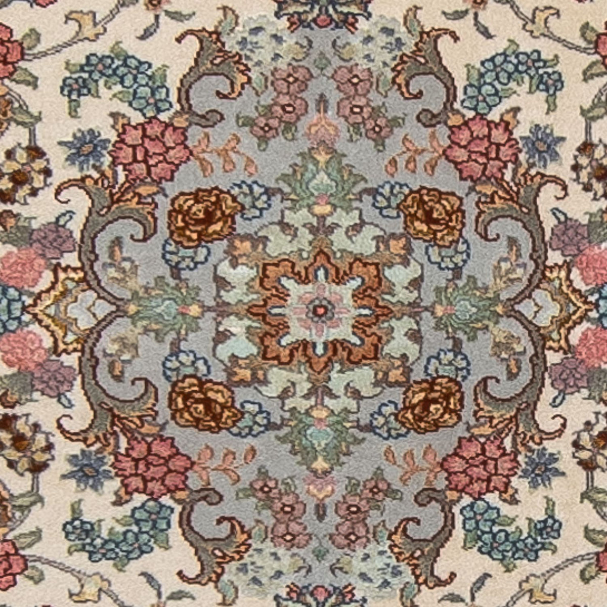 Runner Perser Rug - Tabriz - Royal - 355 x 92 cm - beige
