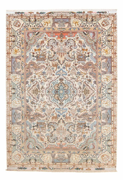 Tabriz - 60 Raj Rug 209x306cm - Persian Rugs