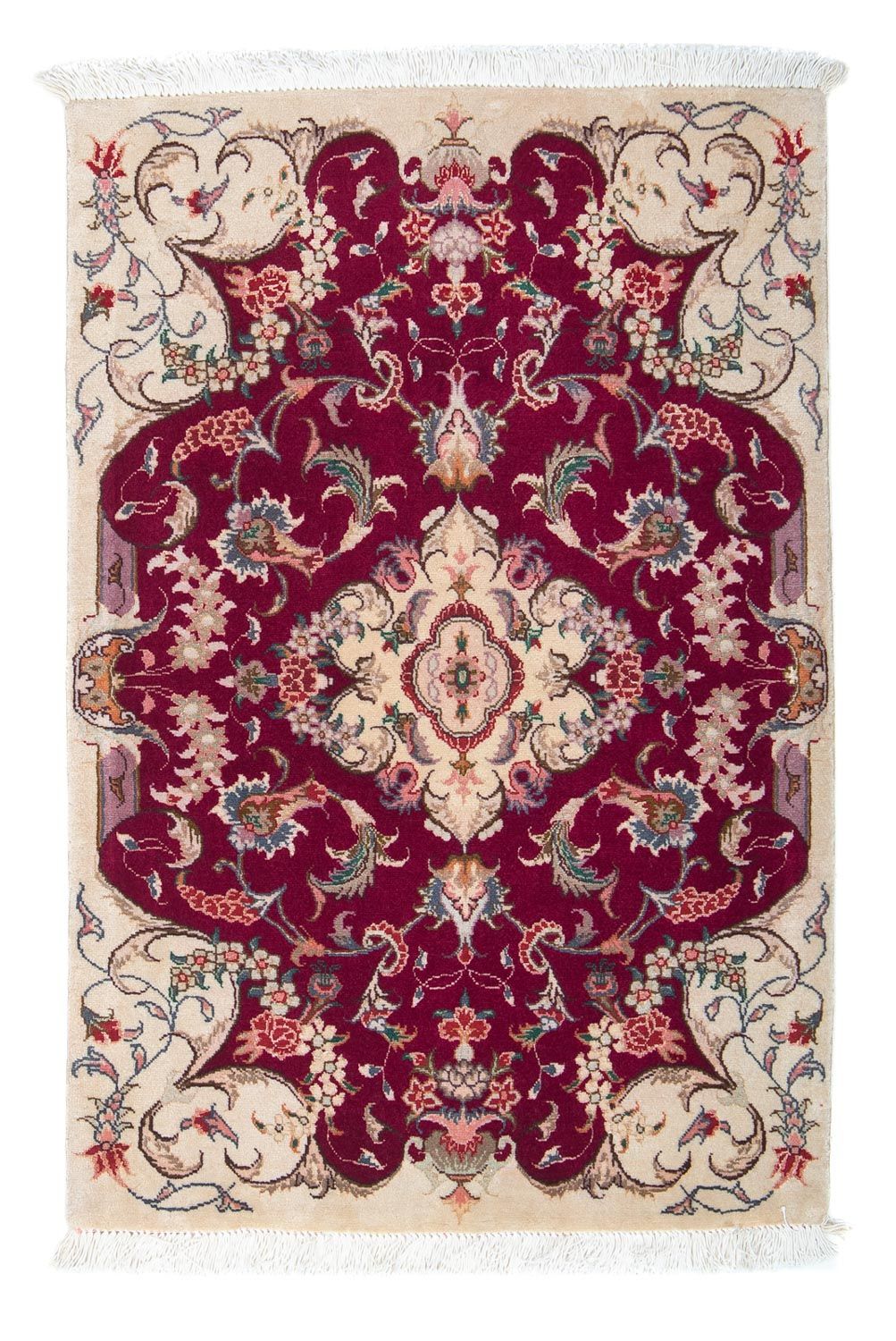 Perser Rug - Tabriz - Royal - 90 x 60 cm - dark red