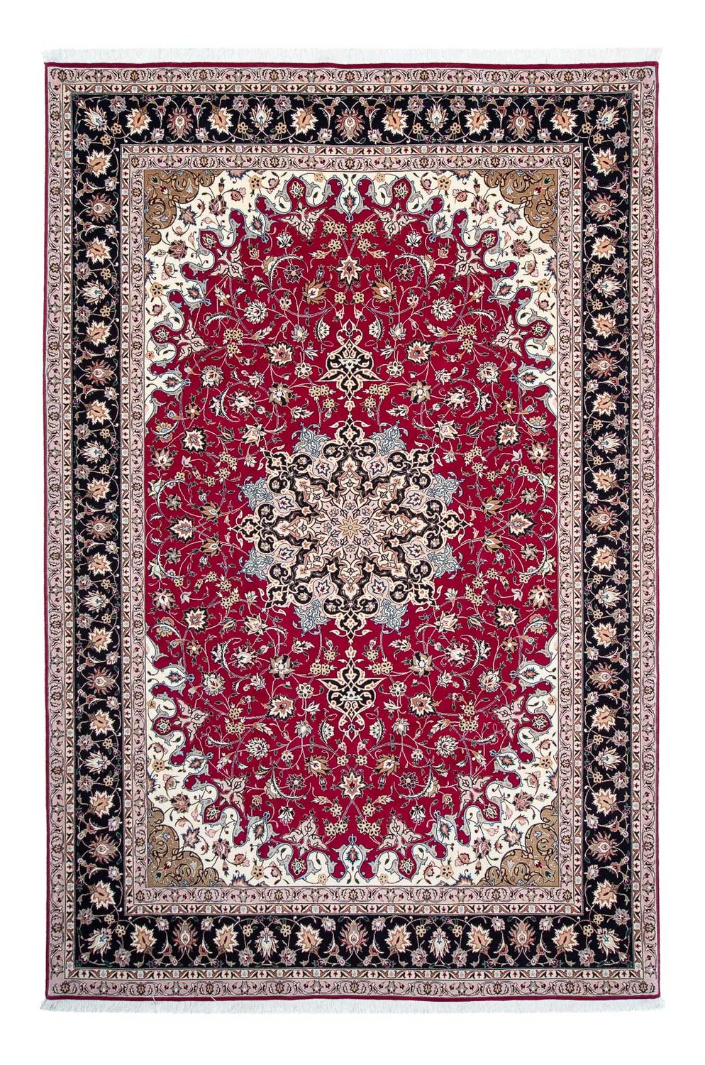 Perser Rug - Tabriz - Royal - 316 x 203 cm - dark red
